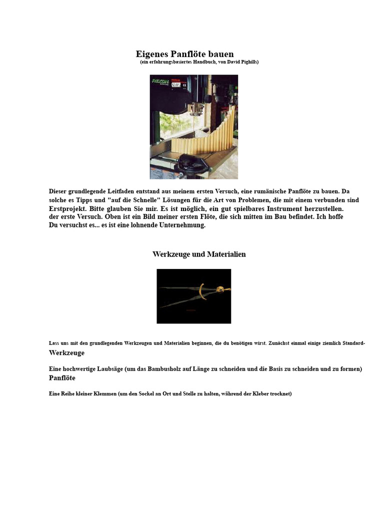 Panflte Machen | PDF