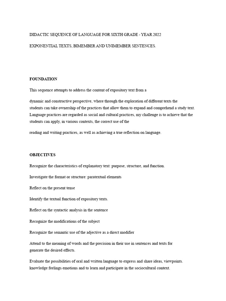 Sixth Grade Expository Text Guide | PDF | Honey | Honey Bee