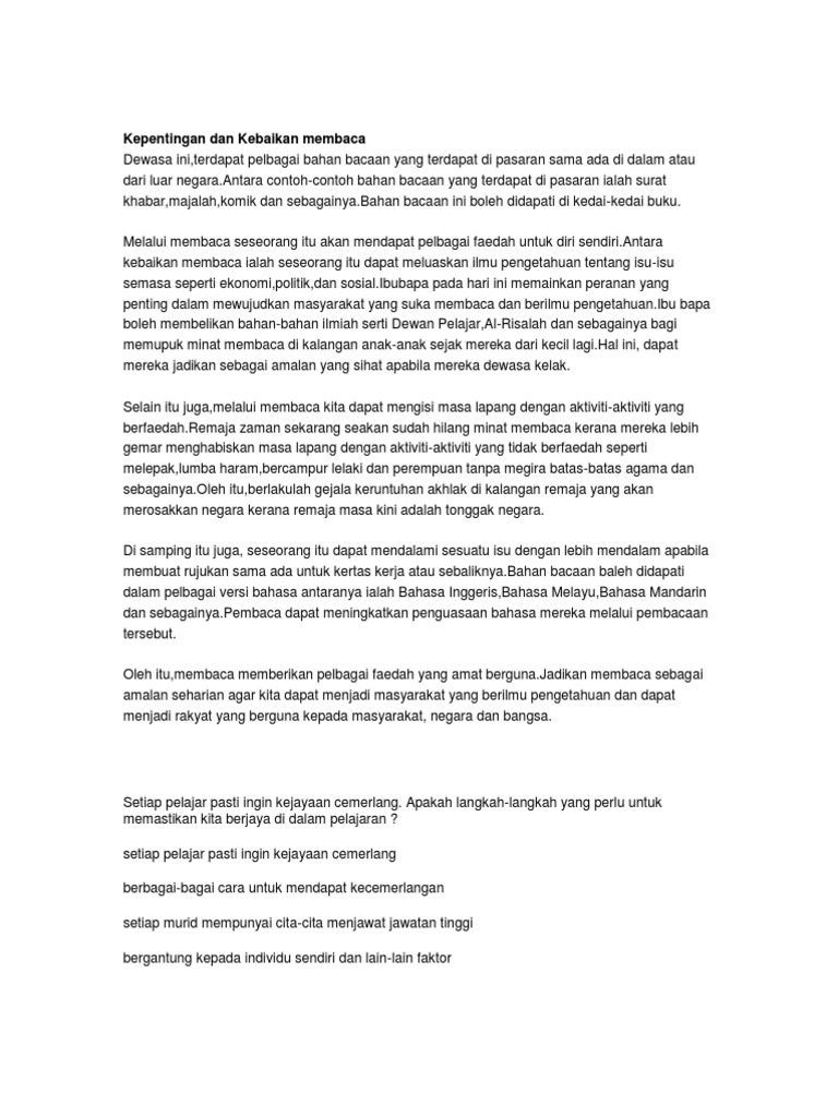 Bahasa Melayu Tahun 4 Surat Tidak Rasmi - Rasmi W