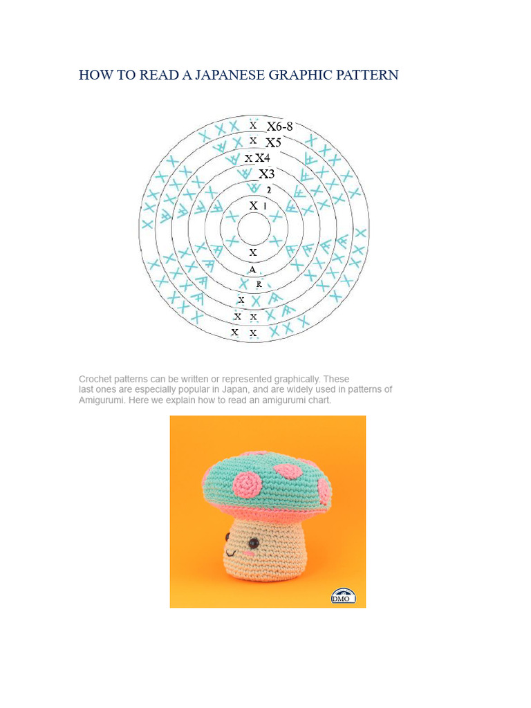 Understanding Japanese Crochet Charts | PDF