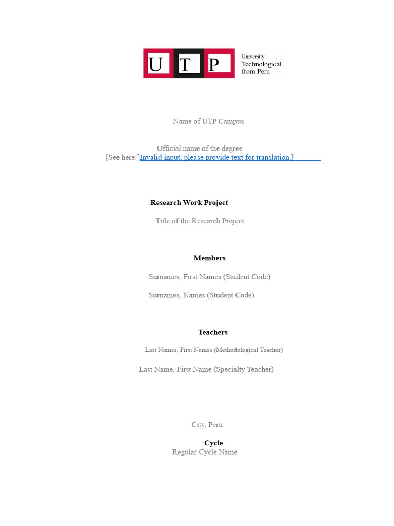 Week 08 - Research Project Template | PDF | Methodology | Citation