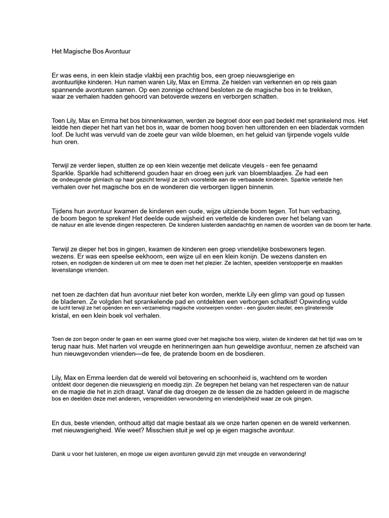 VERHAALVERTELLING | PDF