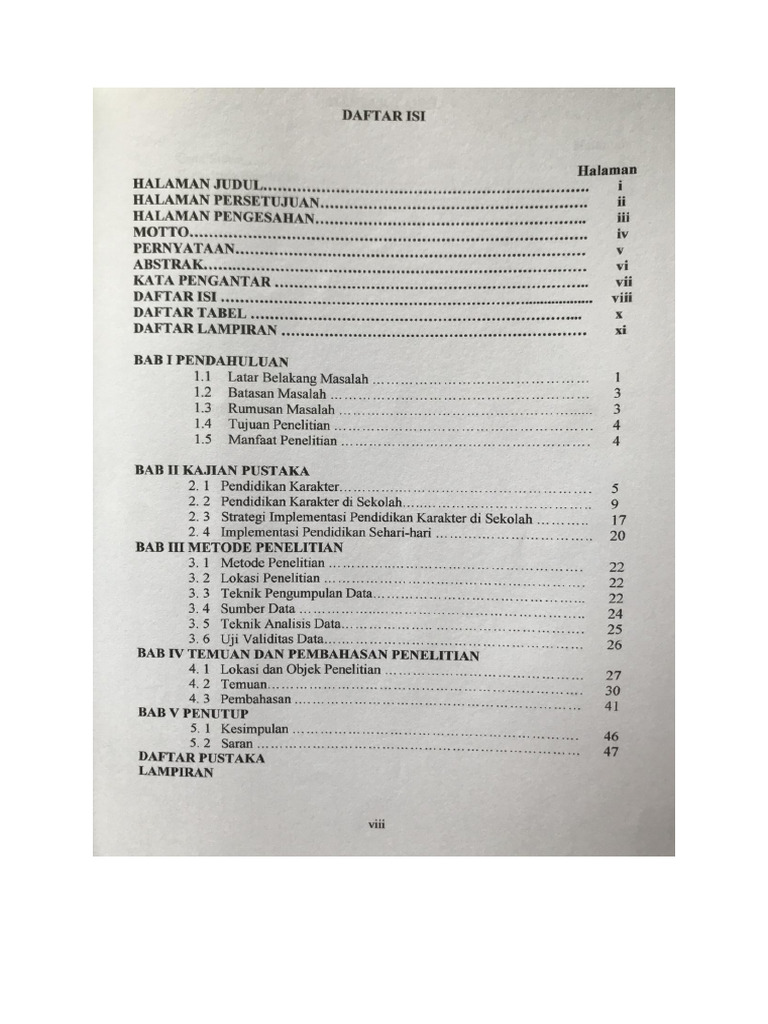 Daftar Isi | PDF