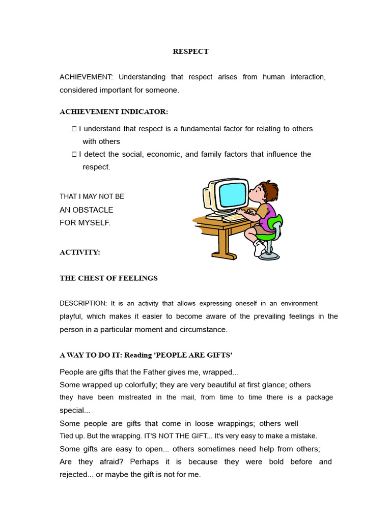 Understanding Respect and Dialogue | PDF | Interpersonal Relationships ...