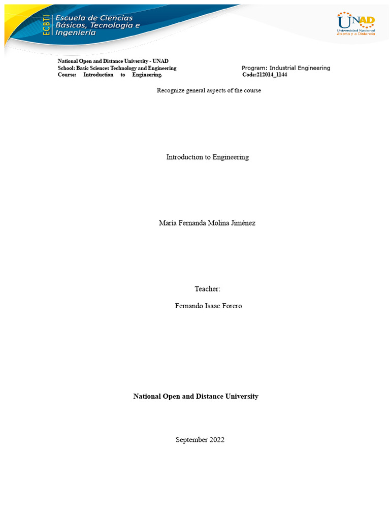 Introduction to Engineering Course Overview | PDF | Engineering | Science
