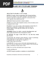 Culinary Terms: A Comprehensive Guide | PDF | Sauce | Cooking