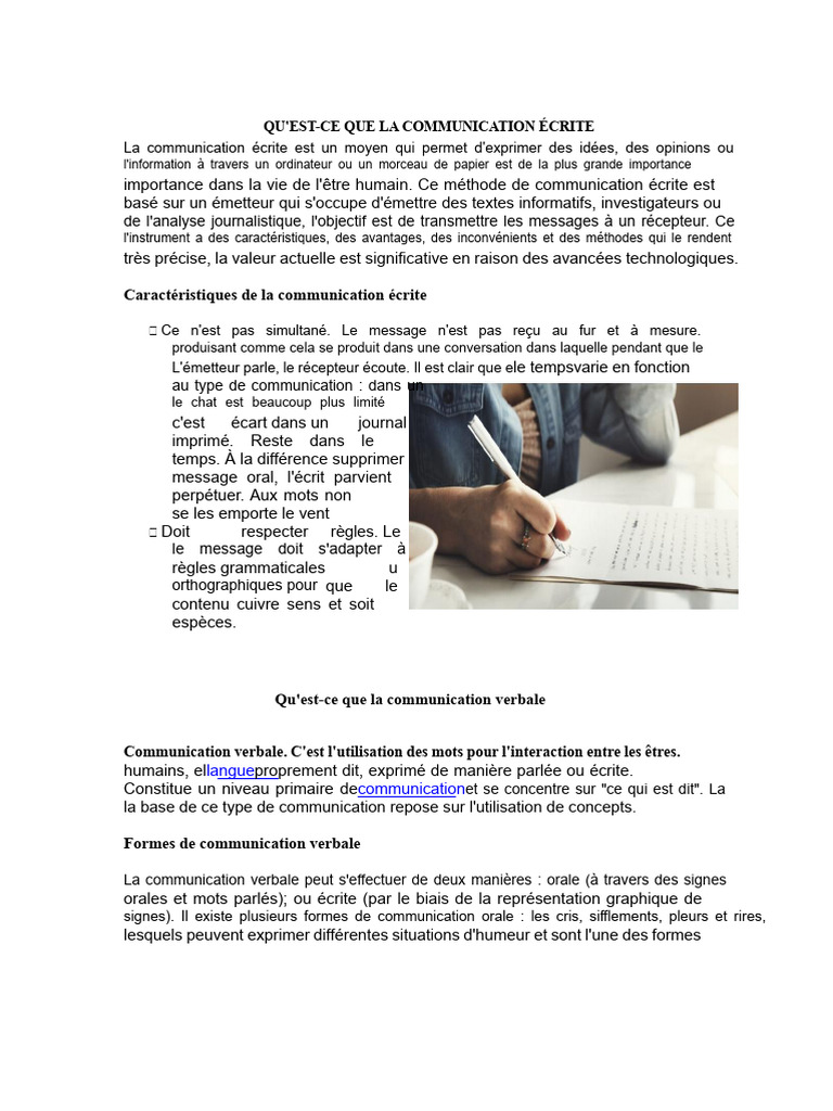Comprendre la communication écrite | PDF | Accent tonique ...