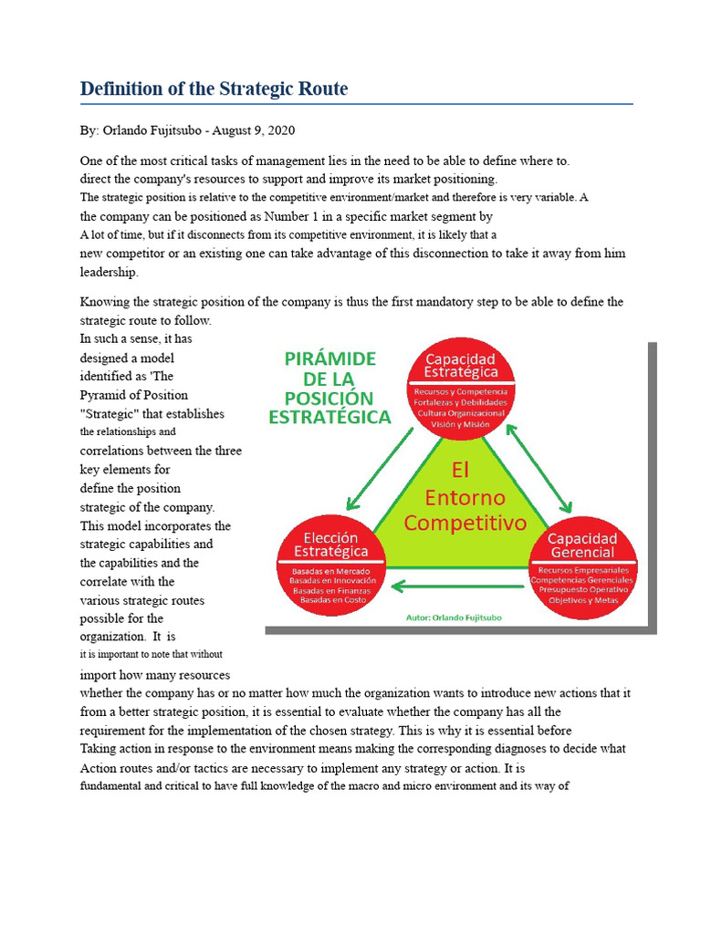 Defining the Strategic Route | PDF | Social Psychology | Cognition