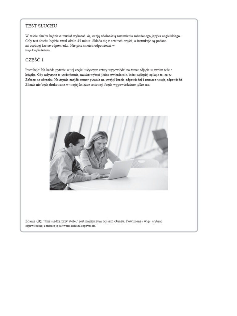 Test TOEIC Numer 2 | PDF