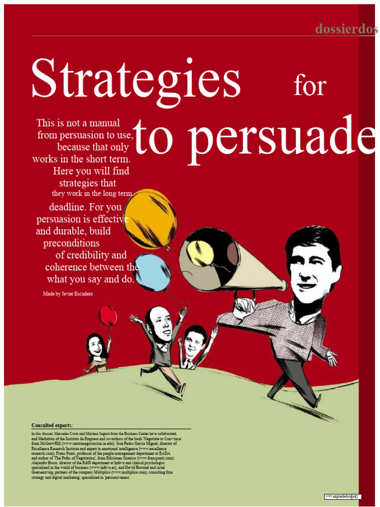 Strategies To Persuade PDF | PDF | Public Speaking | Persuasion