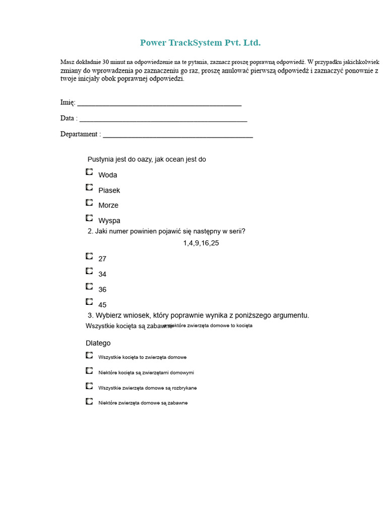 Test IQ - 1 | PDF