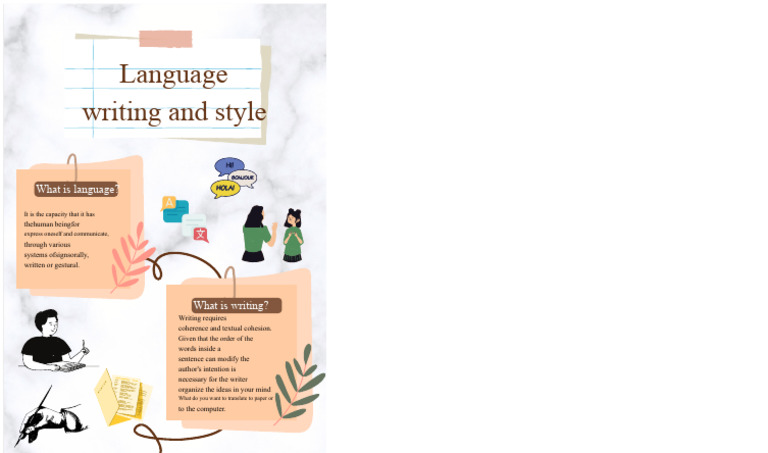 Infographic Language, Writing, and Style | PDF