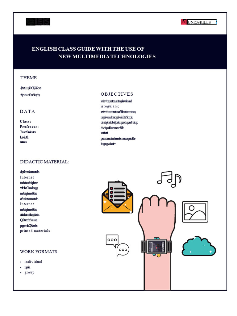 Multimedia English Class on Past Simple | PDF | Linguistic Typology ...