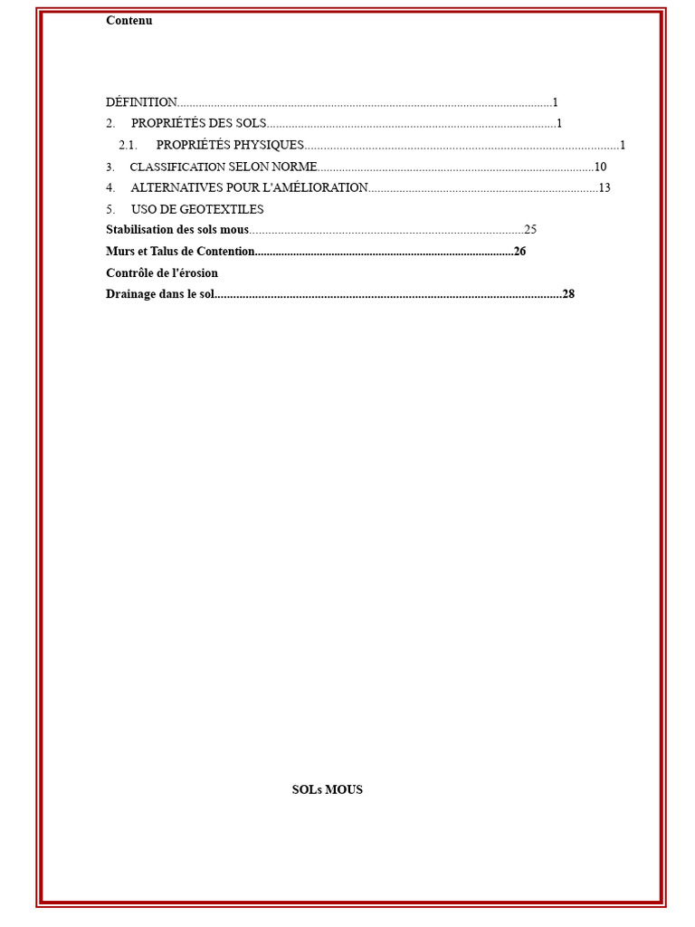 Propriétés et Classification des Sols | PDF | Sol (pédologie) | Limon