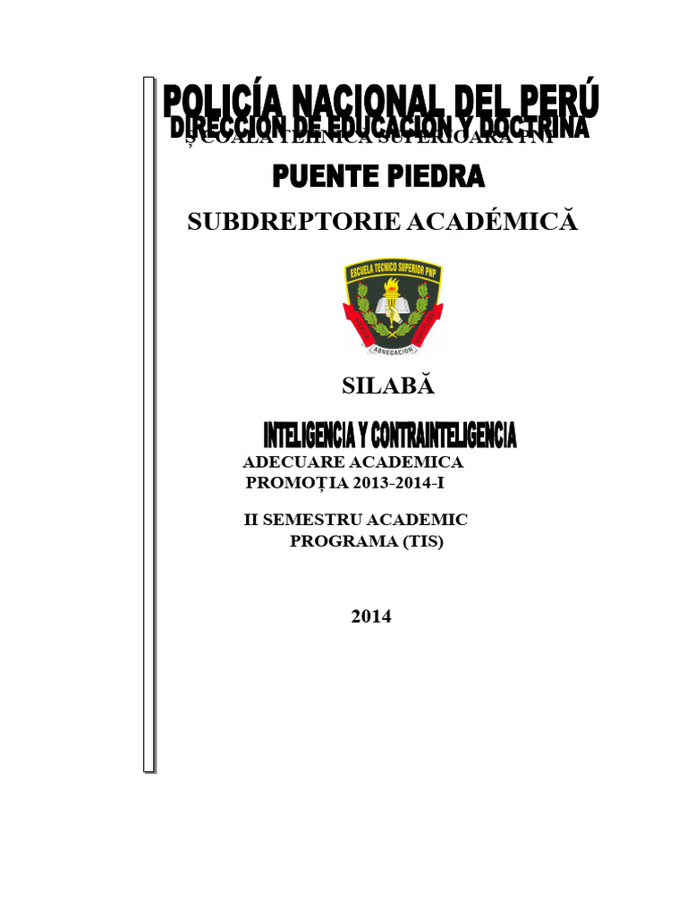 Intelligence and Counterintelligence PNP | PDF