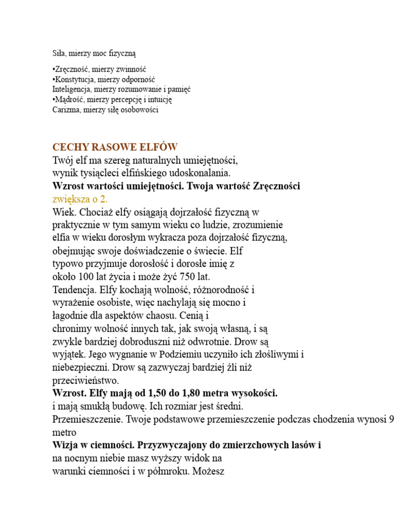 Elf D&D 5e | PDF