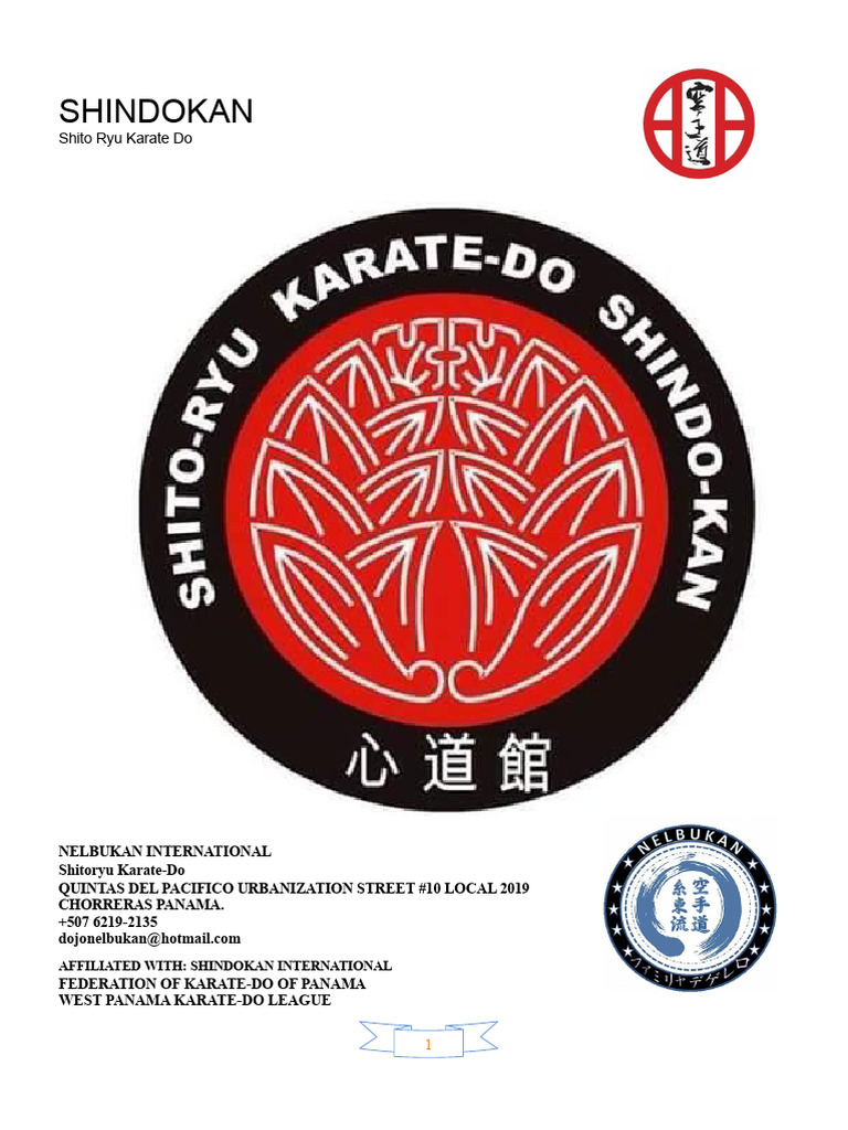 Shindo-Kan: Guide to Shito Ryu Karate | PDF | Karate | Japanese Martial ...