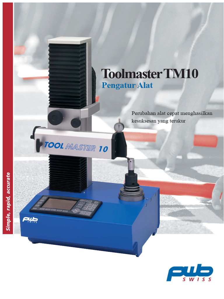 Pengatur Alat Toolmaster TM10: Akurasi Tinggi | PDF