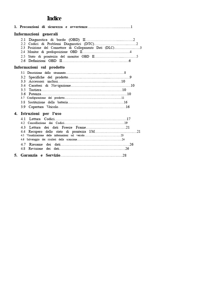 Manuale | PDF