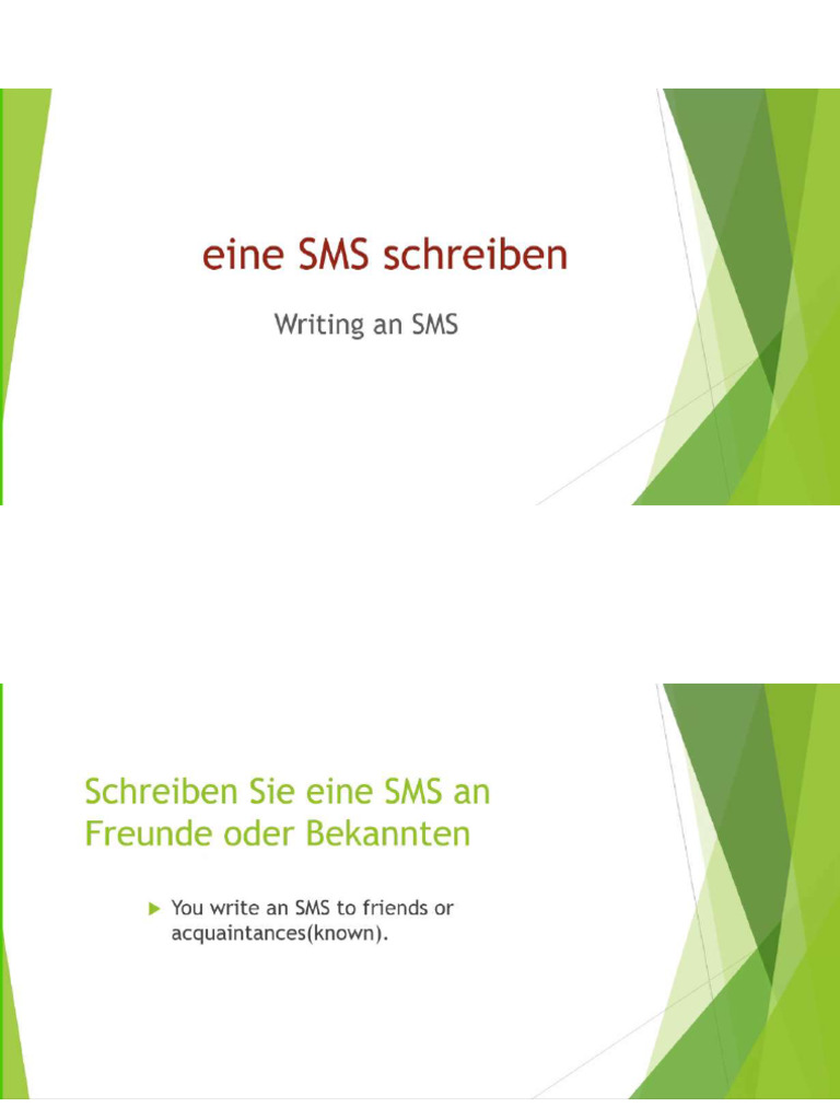 SMS Templates | PDF