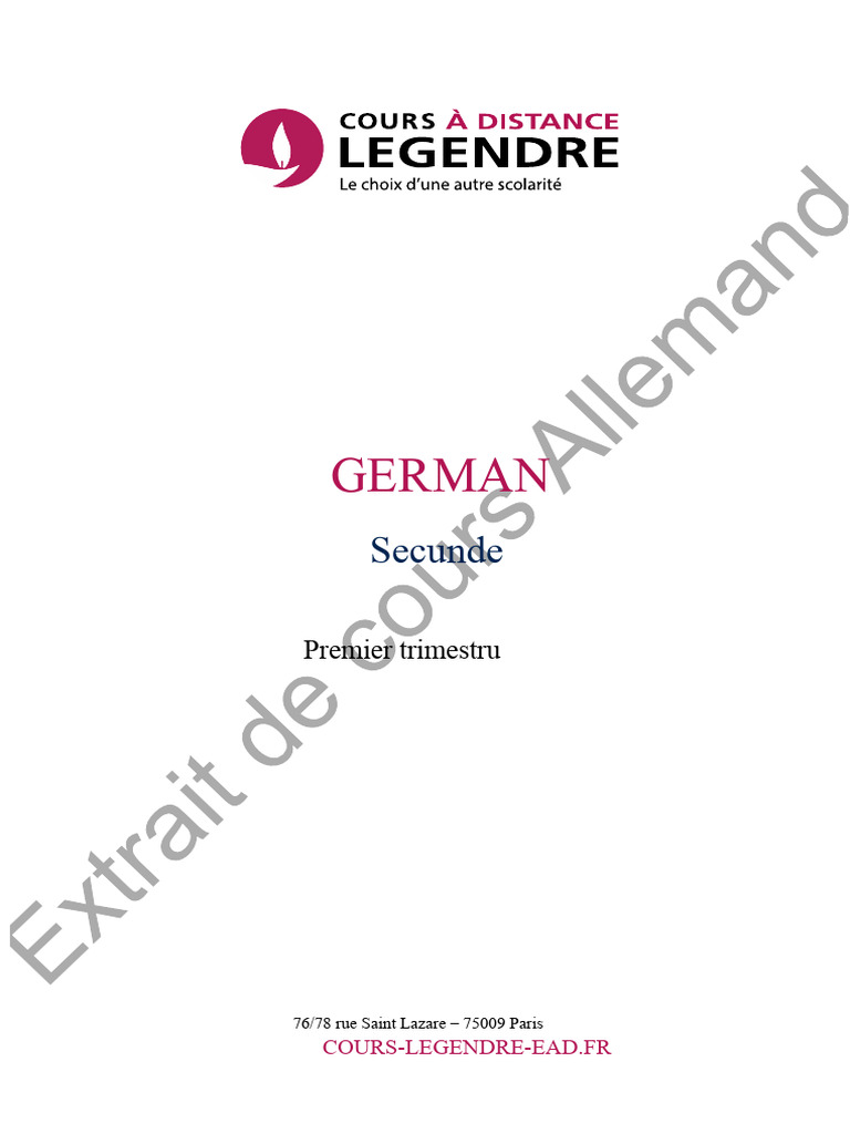 German-2nd Year | PDF