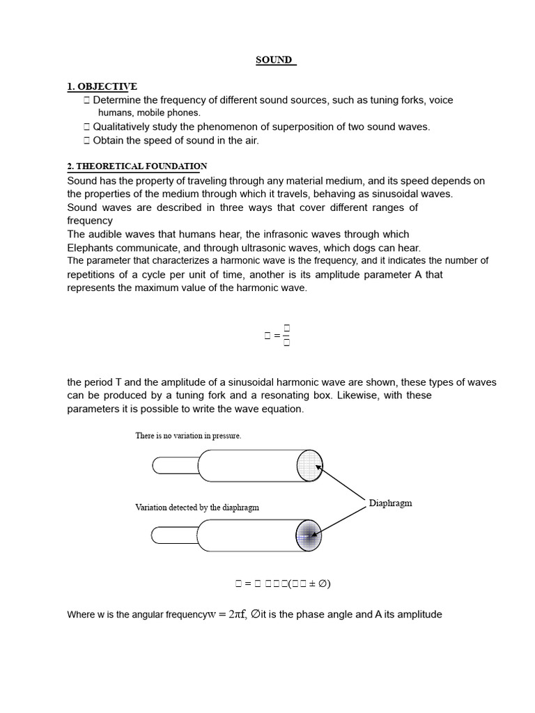 Sound Frequency and Speed Experiment | PDF | Sound | Waves