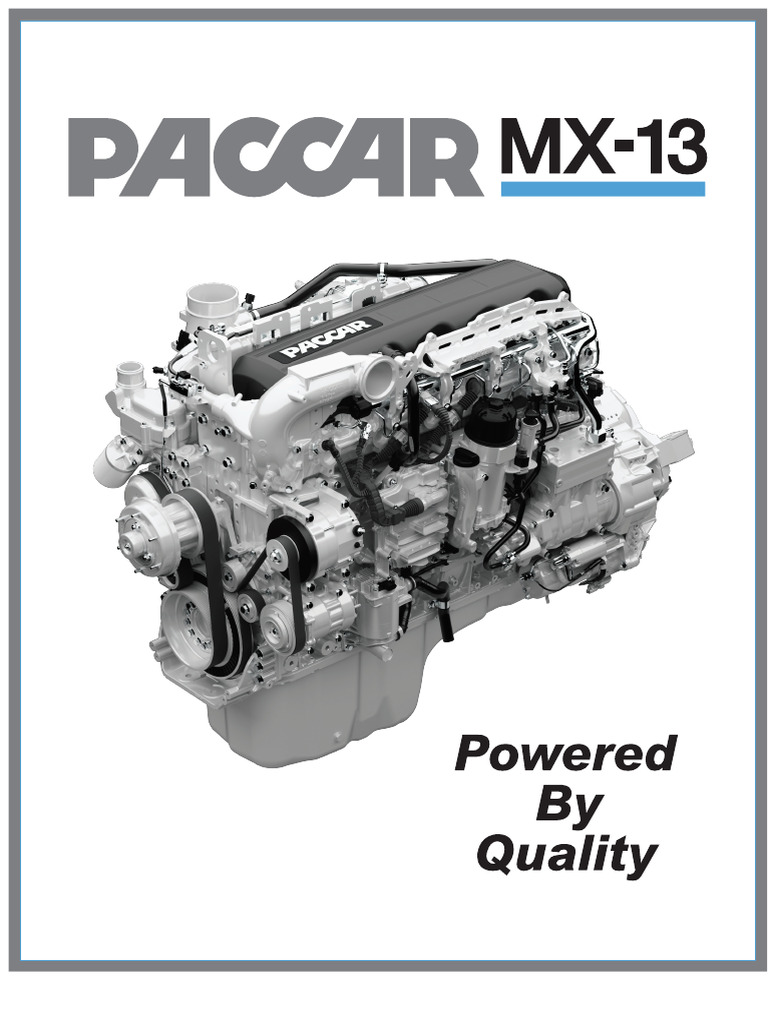 Silnik Paccar Mx13 Diesel t800 Kenworth | PDF