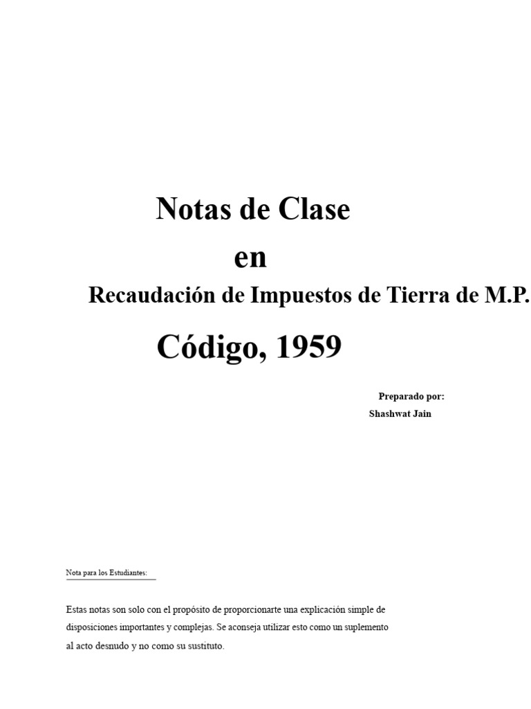 Notas de MPLRC | PDF | Apelación | Impuestos