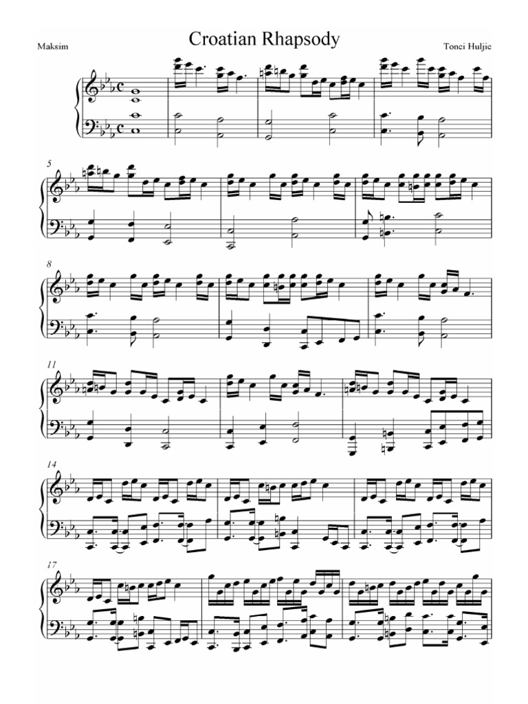 Maksim Croatian Rhapsody@ | PDF