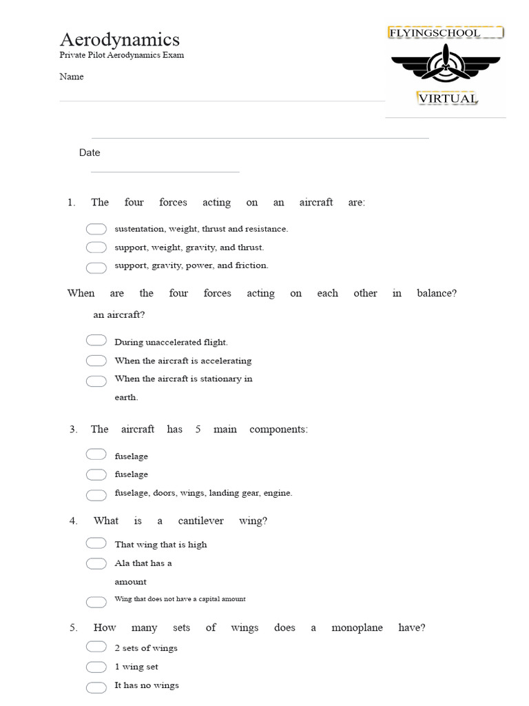 Aerodynamics Private Pilot | PDF | Aircraft | Flight Control Surfaces