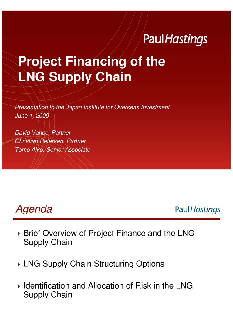 LNG Supply Chain Project Financing Guide | PDF
