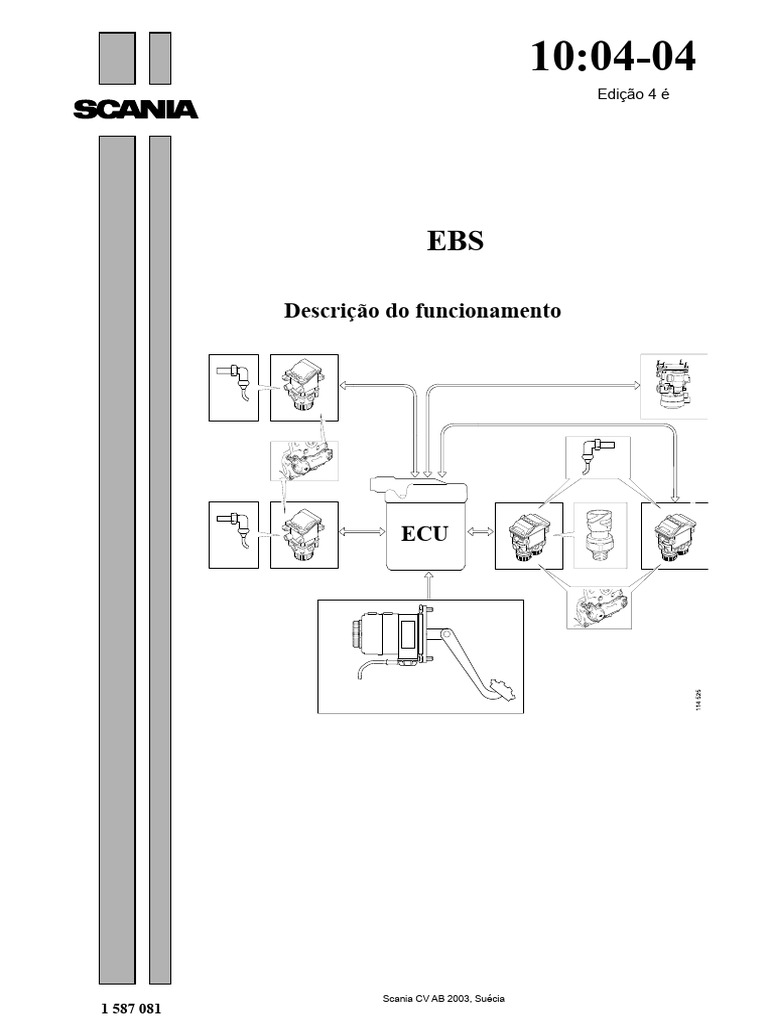Funcionamento do Sistema EBS Scania | PDF | Freios ABS | Freio