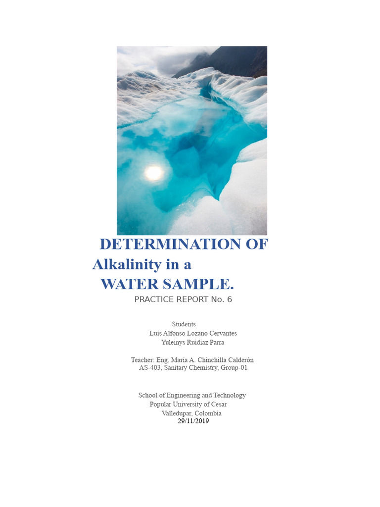 Alkalinity Measurement in Water Samples | PDF | Alkalinity | Ph