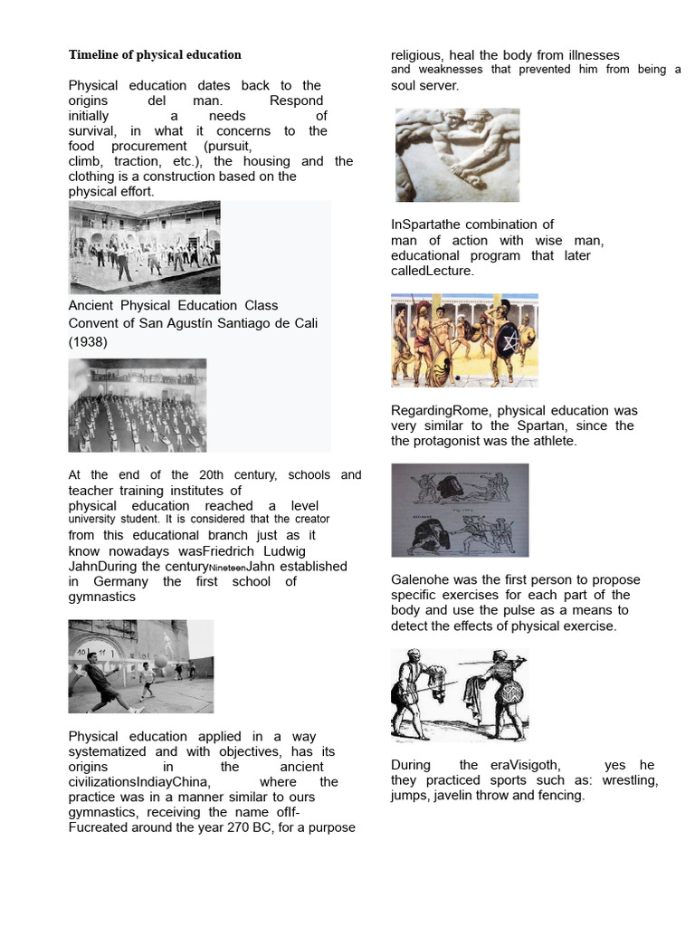 History of Physical Education Overview | PDF | Science