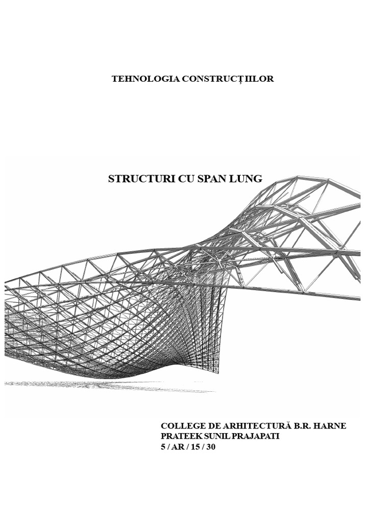 Structuri Cu Deschidere Mare - Copie | PDF