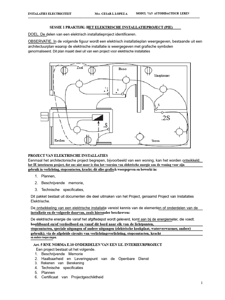 Elektrische Installaties | PDF