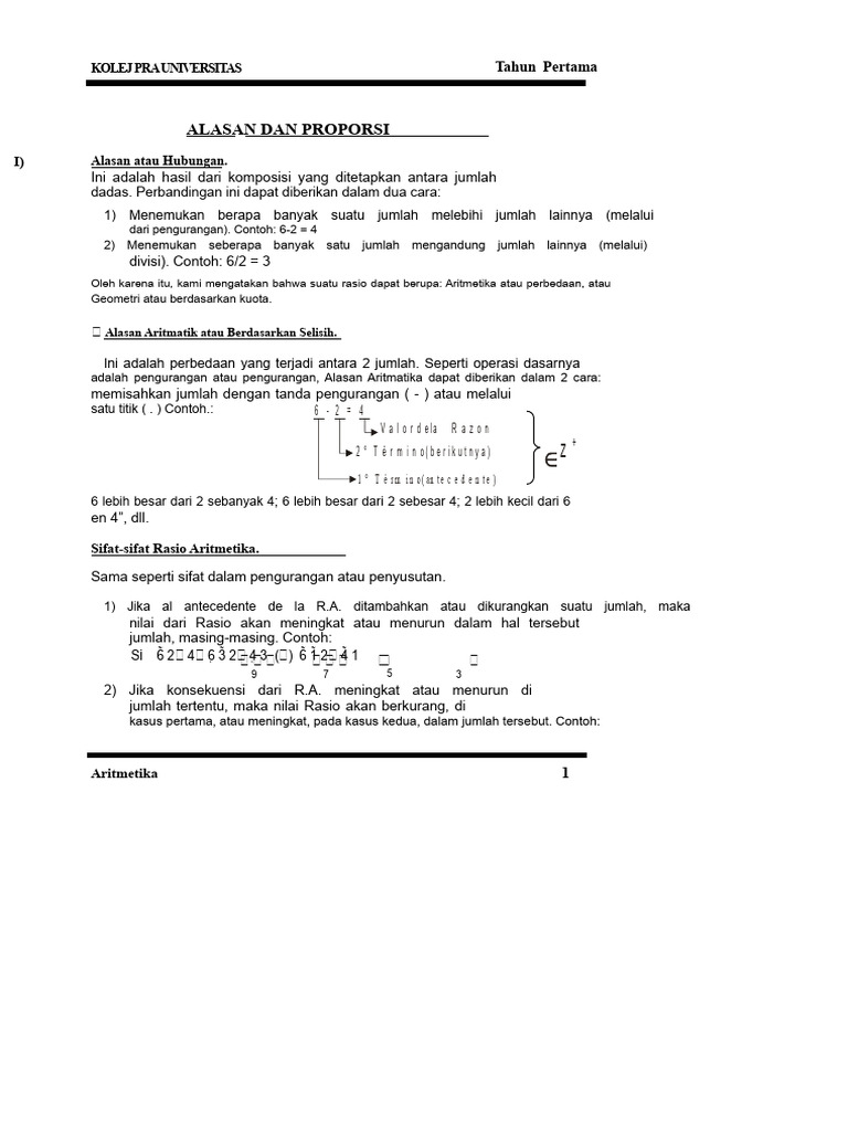 Rasio dan Proporsi dalam Matematika | PDF
