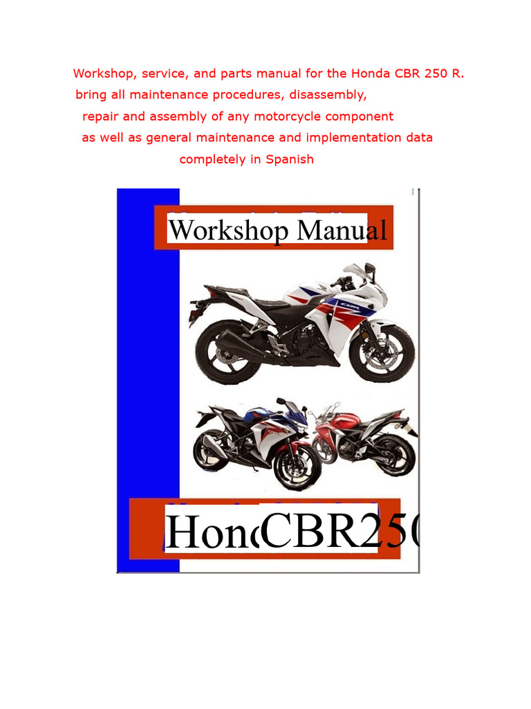 Honda CBR 250R Workshop Manual | PDF | Anti Lock Braking System