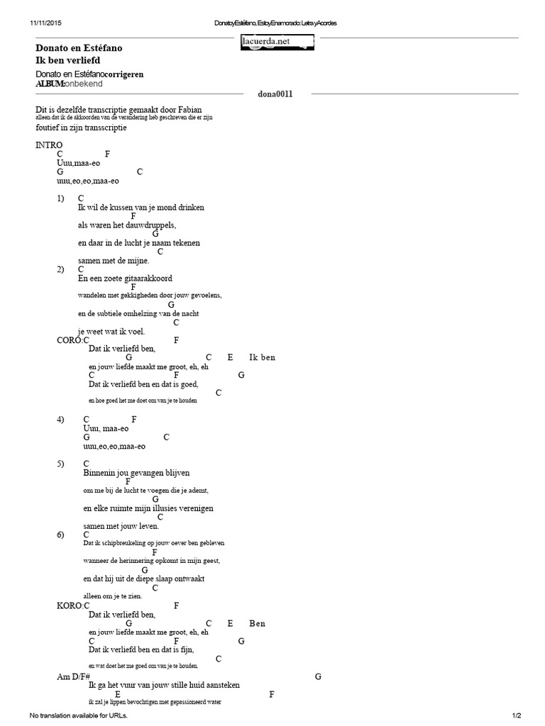 donato-en-est-fano-ik-ben-verliefd-tekst-en-akkoorden-pdf