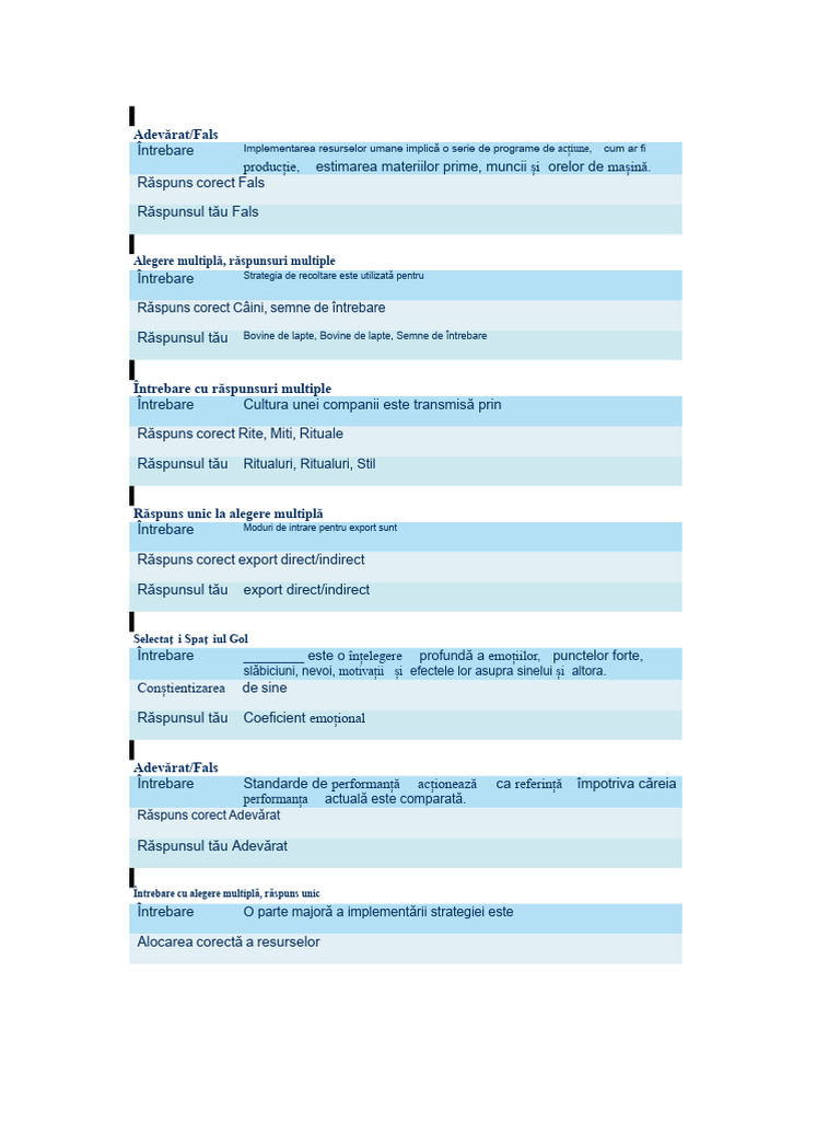 Întrebări Și Răspunsuri SCDL | PDF
