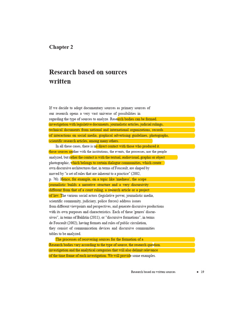 Research Based On Written Sources | PDF | Discourse | Attention Deficit ...