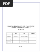 Container Unloading SOP Guidelines | PDF | Forklift | Personal ...