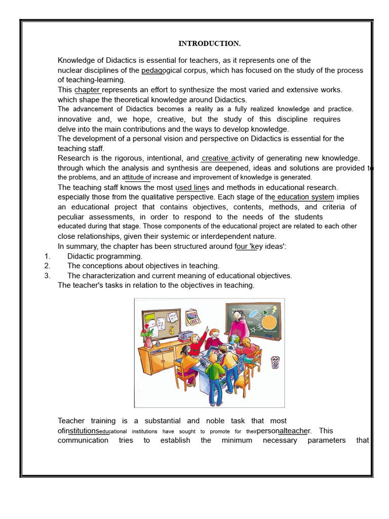 Understanding Didactics in Education | PDF | Pedagogy | Teachers