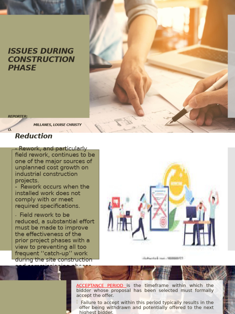 Issues During Construction Phase | PDF | Damages | Business