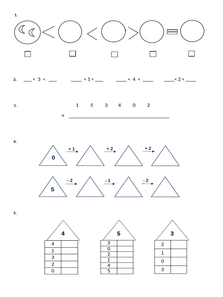 Math Operations Practice Worksheet | PDF