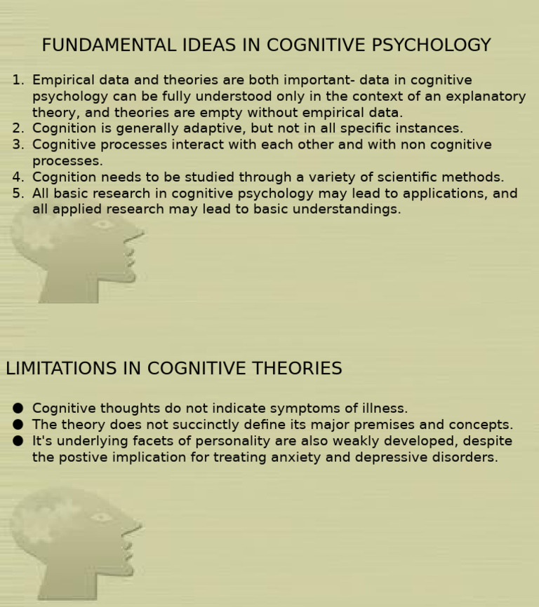 Key Concepts in Cognitive Psychology | PDF