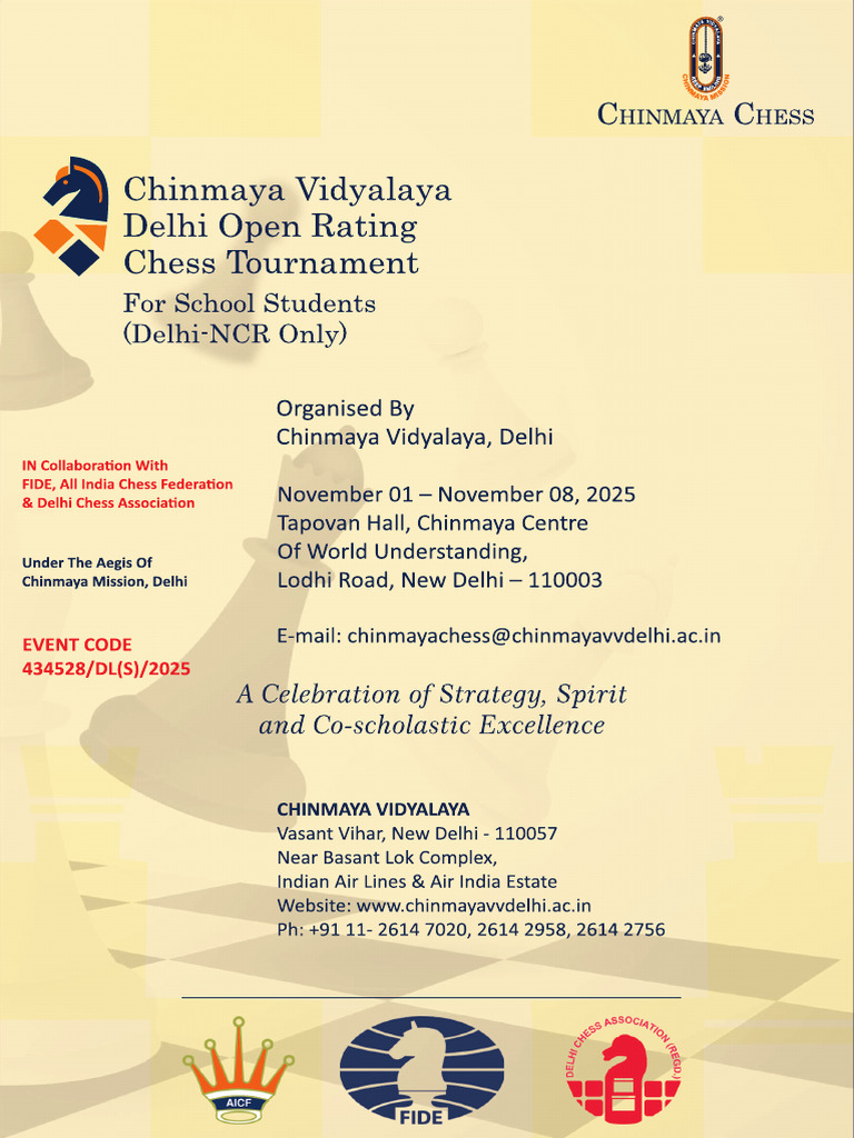 CV Chess Brochure-3 | PDF
