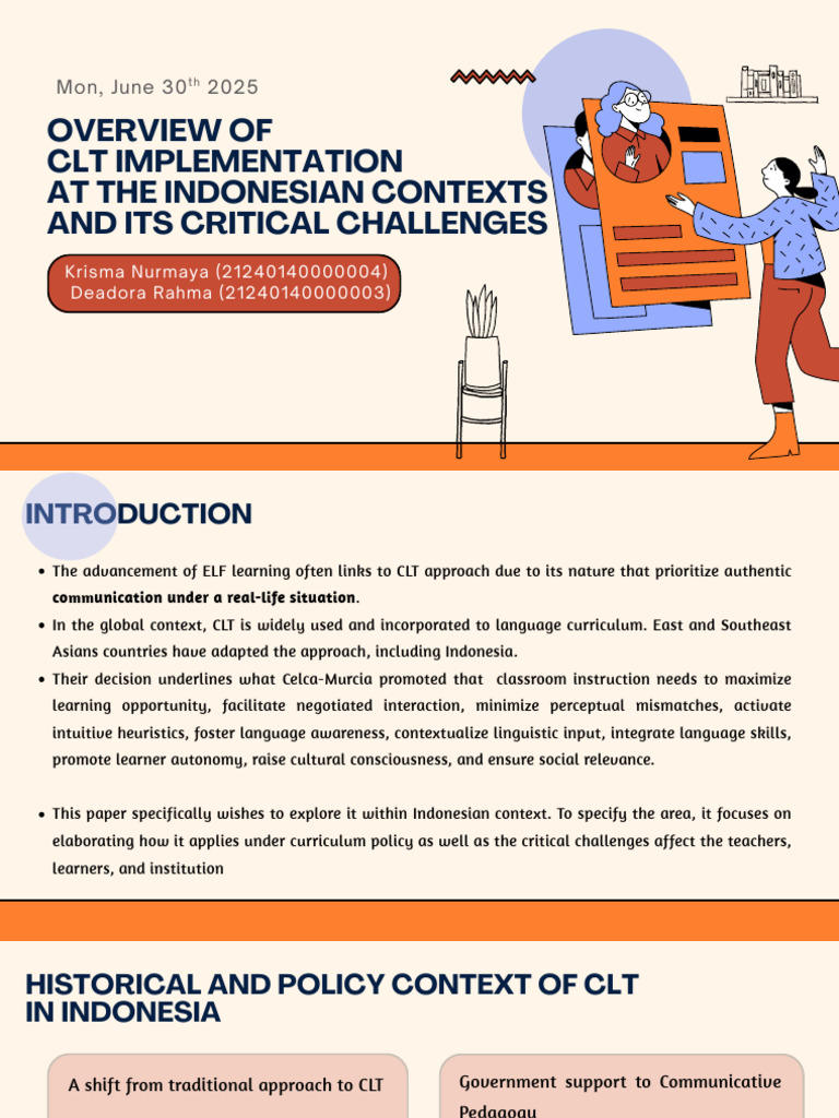 CLT Implementation Challenges in Indonesia | PDF | Learning | Communication