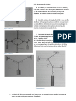 Guía de Ejercicios de Estática