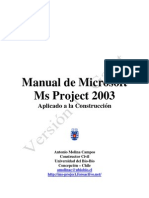 Manual Microsoft Project v2.1 (Gantt).